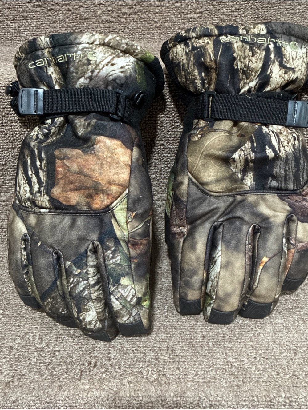Carhartt Realtree Camo Insulated Gloves - Brown/Green/Black